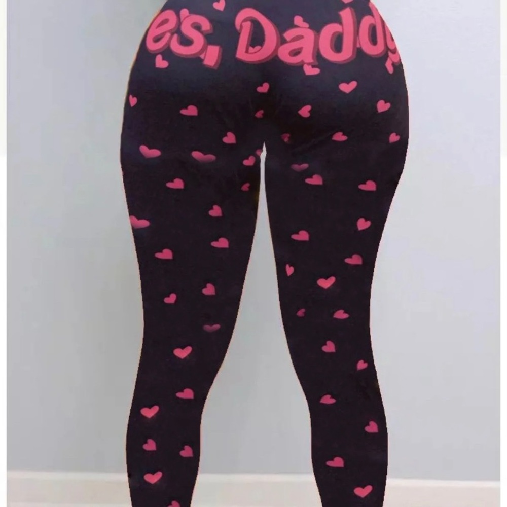 Black/Pink leggings various sizes